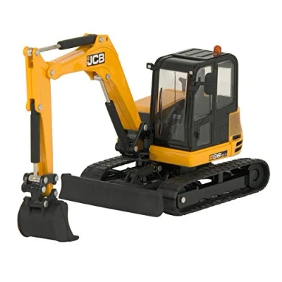 Image de Britains Tomy Véhicule de Collection, Pelleteuse JCB Midi 86C 1 pour Adultes 43013, Construction, Réplique Chantier, Modèle à l&#039;Echelle 1/32, Adaptée aux Enfants 3 Ans+