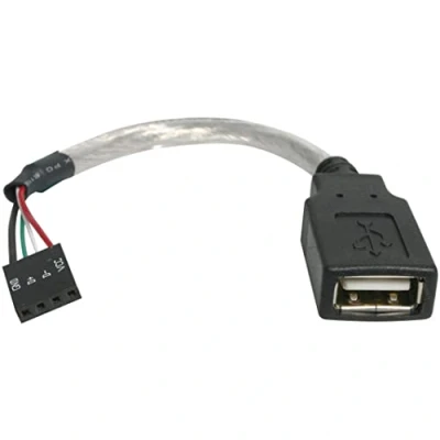 Image de Câble USB 2.0 A Femelle vers adaptateur carte mère 4 broches F/F 15 cm STARTECH