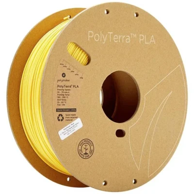 Image de Polymaker 70866 PolyTerra PLA Filament 2.85 mm 1000 g jaune pastel (mat) 1 pc(s)
