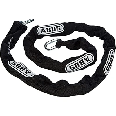 Image de Abus chaîne 6KS pour sécuriser Les vélos, Objets et Plus Encore de 6 mm d&#039;épaisseur Peut être combinée avec Un Cadenas Longueur 110 cm, Noir