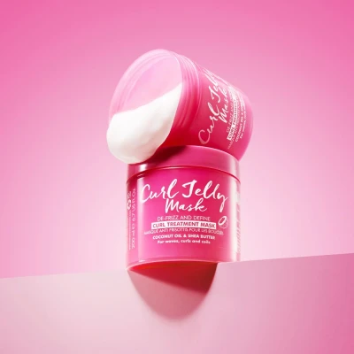 Image de Umberto Giannini Curl Jelly Mask 300 ml Traitement anti frisottis revitalisant en profondeur pour cheveux bouclés et frisés, lot de 1