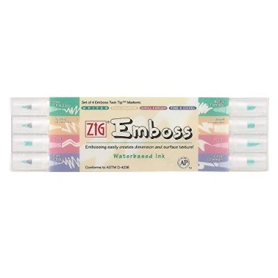 Image de Kuretake Zig Emboss Double pointe assortie, petit