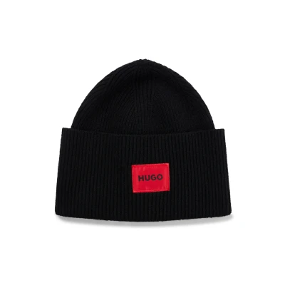 Image de HUGO XAFF Bonnet, Taille: One Size, Dark grey
