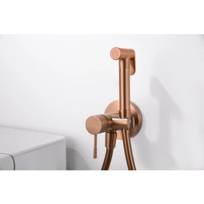 Image de MICE COLLECTION RDG053/ORC Robinet mitigeur encastré pour bidet en laiton Douche hygiénique encastrée et Or rose brossé