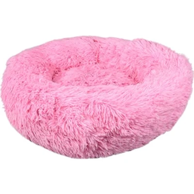 Image de Flamingo Coussin pour Chien Krems Donut Rond Rose diamètre 50cm