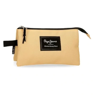 Image de Pepe Jeans Aris Trousse triple 12 x 22 5 cm, citronier, 12x22x5 cms,