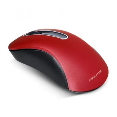 Image de Souris ADVANCE Shape 3D S 3DW BK sans fil optique 3 boutons 1600 DPI PC rouge