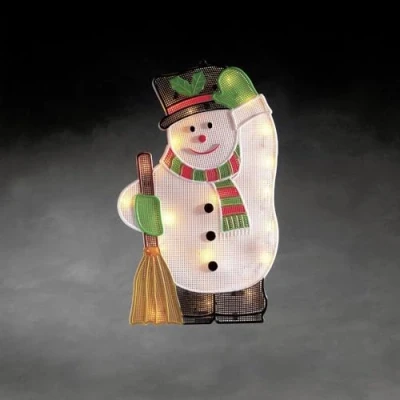 Image de Konstsmide Christmas Intérieur image fenêtre LED Bonhomme de neige