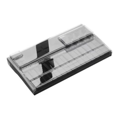 Image de Decksaver Le Cover pour Akai MPK Mini MK3 Couvercle de protection en polycarbonate super durable couleur transparente fumée, fabriqué au Royaume Uni choix des producteurs une