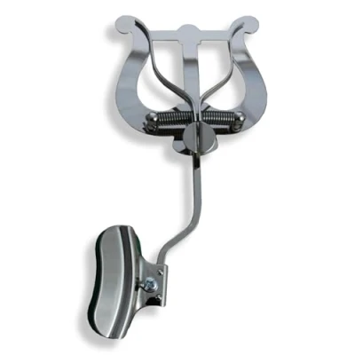 Image de Soundman® Lyre Pavillon pour trombones Porte partitions (nickelé)