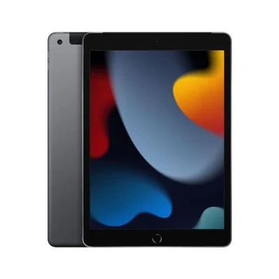 Image de 2021 Apple iPad (10,2 pouces, Wi FI + Cellulaire, 256 Go) Gris Sidéral (Reconditionné)