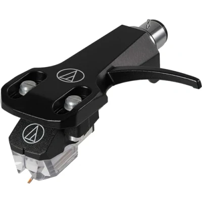 Image de Audio Technica AT XP7/H Dual Moving Magnet Stereo DJ Cartridge with Headshell Noir