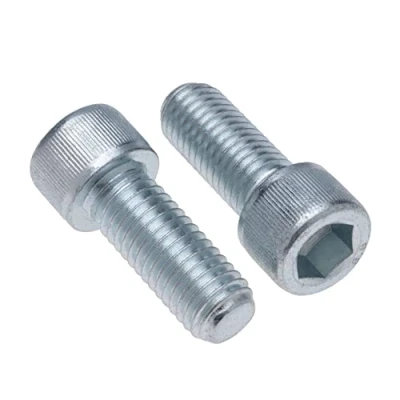 Image de Vis à Tête Cylindrique M8 Strenght Sleel Class 8.8 (Lot de 10) Boulons Hexagonale Six Pans Creux Zingués Fixations Cylindriques Usage Intensif Certifiées DIN912 (8mm x 20mm)