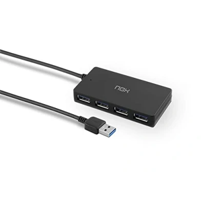Image de Hub USB Nox NXLITEHUBONE Noir
