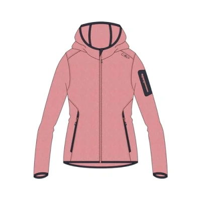 Image de CMP Veste en Knit Tech pour Femme avec Capuche Fixe, Orchidée Lotus, 44