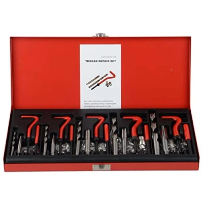 Image de DAYUAN 131 pièces Set de réparation filetages M5 M6 M8 M10 M12 Maintenance comme Helicoil