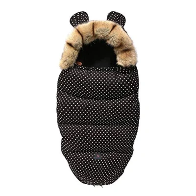 Image de Gorger Chancelière Poussette Universelle Confortable Sac de Couchage Bébé Hiver Chaud Imperméable Couverture Emmaillotage pour Poussette, Landaus, Buggy, Siège Auto, Lits (2)