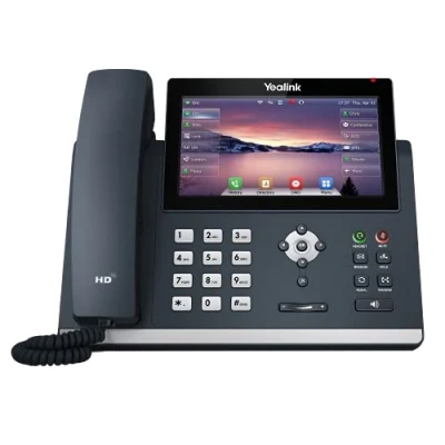 Image de Yealink SIP T48U IP Phone Grey LED Wi FI T48U, Phone, W126270004 (Wi Grey, Wired handset, 1000 Entries, LED, 17.8 cm (7))
