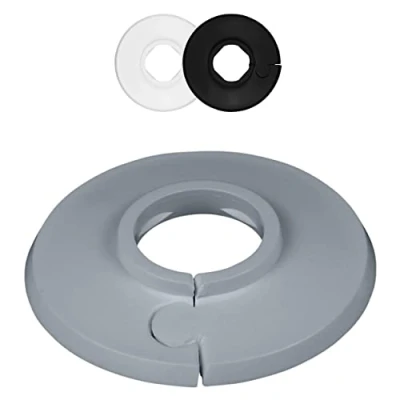 Image de FUX Lot de 2 rosettes simples pour tuyau chauffage, 8 à 60,3 mm, cache tuyau, rosace recouvrement, habillage, radiateurs, polypropylène dans des couleurs spéciales