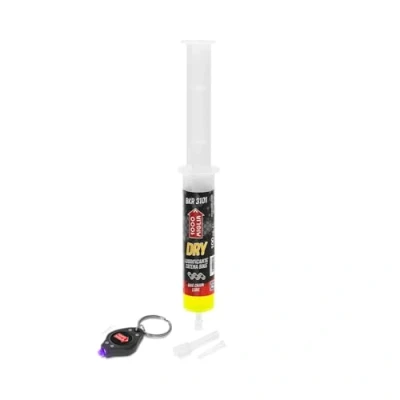 Image de 1000 Miglia BKR 3101 DRY Lubrifiant pour Chaîne Vélo utilisation sur Piste Sèche et Poussiéreuse 100 ml, seringue avec Applicateurs Drop Huggie System, formule fluorescente parfumée