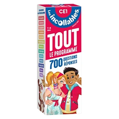 Image de Les incollables Tout le programme du CE1 7/8 ans 700 questions réponses pour réviser en 2 éventails (Etui)