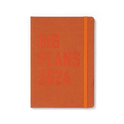 Image de Letts of London Big Plans A5 semaine sur 2 pages multilingue Rust 2024