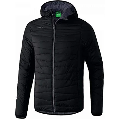 Image de Erima Homme Basics Doudoune, Noir/Gris Foncé, M EU