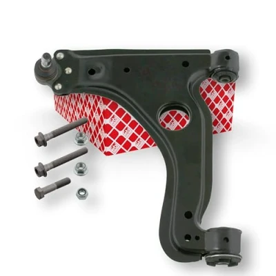 Image de FEBI BILSTEIN 27074 Bras de suspension avec roulement Essieu avant droit, inférieur barre oscillant transversal Tôle d&#039;acier OPEL: Astra H TwinTop