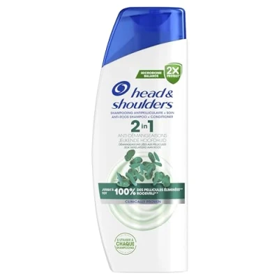 Image de Head &amp; Shoulders Anti démangeaisons 2 en 1 Shampoing Antipelliculaire 300ml. Jusqu&#039;à 100% des Pellicules Éliminées, Cliniquement Prouvé. Tous Types de Cheveux. Usage Quotidien. Rafraîchissant
