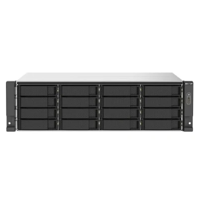 Image de QNAP TS 1673AU RP 16G serveur de stockage NAS Rack (3 U) Ryzen Embedded V1500B 16 Go DDR4 QTS Noir, Gris Neuf
