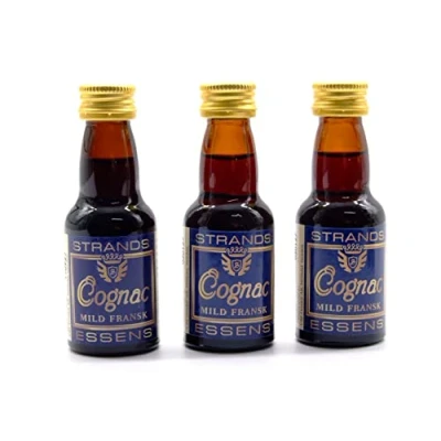 Image de Cognac 3x25 ml sans alcool Essence de Vodka Arôme pour gâteau