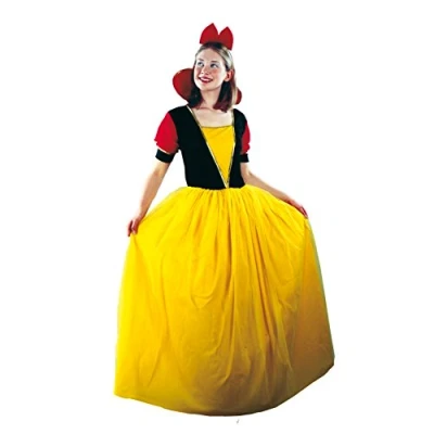 Image de Ciao Blanche Neige Costume Femme Adulte, Uni, 62039, jaune, Donna (Taglia 40 42)