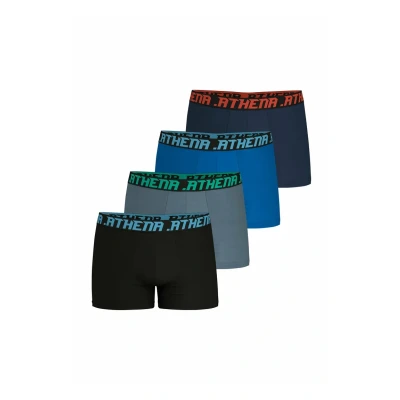 Image de Athena LOT DE 4 MY Petits PRIX Shorty, Homme, Taille: Medium, Noir gris bleu marine