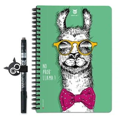 Image de Bloc note A5 Whynote Votre tableau blanc et son stylo effaçable dans Un carnet de notes à emmener avec soi cahier effacable l’infini [cahier spirale,cahier dessin]