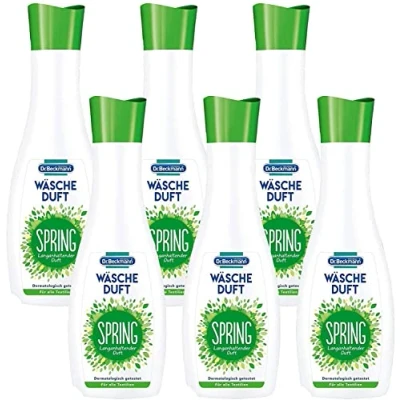 Image de Dr. Beckmann lot de 6 parfums linge Spring pour un parfum frais et durable, sans adoucissant adapté à tous les textiles, (6 x 250 ml)