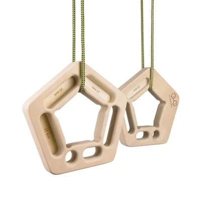 Image de YY Vertical Penta, Agrès d&#039;entraînement rotatifs en Bois pour l&#039;escalade (Vendu par Paire) Taille Unique