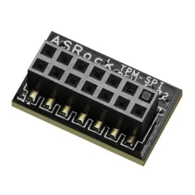 Image de Asrock Module TPM (TPM SPI), en tête 14 1, Interface SPI, Famille 2.0, Niveau 00, révision 01.16