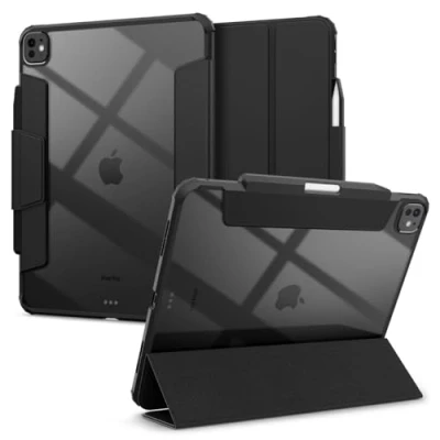 Image de Spigen Ultra Hybrid Pro Coque Compatible avec iPad 13 Pouces 7ème Génération M4 (2024) [Rangement de Stylo] Noir