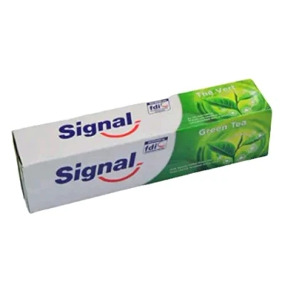 Image de Signal Green Tea Dentifrice à base de plantes 3 x 100 ml