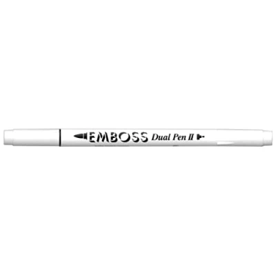 Image de Tsukineko Stylo à gaufrage Transparent Double Pointe Pinceau