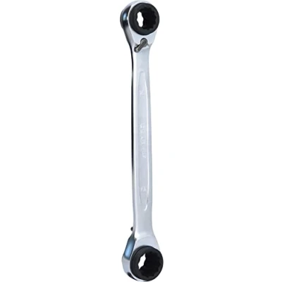 Image de Ks Tools 503.4546 Clé polygonale à cliquet réversible 4 En 1 Gamme GEARplus® 16x19 17x18 mm chrome Vanadium Finition Satinée