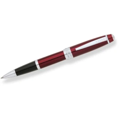 Image de Cross Bailey Selectip Pen Stylo à bille (encre noire, épaisseur de trait M) Rouge/vernis chromé