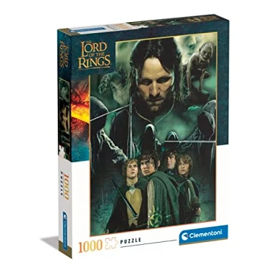 Image de Clementoni Le Seigneur des Anneaux Puzzle de 1000 Pièces Jeu Patience et Réflexion Format Portait Image Net 70 x 50 Cm À Partir 14 Ans