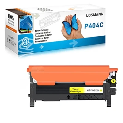 Image de LOSMANN Toner Compatible pour Samsung P404 CLT P404C 404S K404S C404S M404S Y404S Xpress SL C430W C480FW C480W C480 C430 C480FN C433 (1 Jaune)