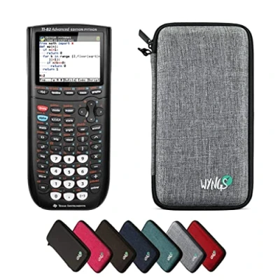 Image de CALCUSO Ensemble de Base Gris Clair avec Calculatrice Graphique TI 82 Advanced Python Edition