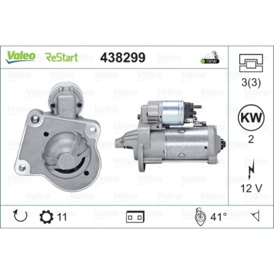 Image de VALEO NEW STOP&amp;START ORIGINAL PART 438299 Démarreur 12 2 11 FORD: Focus 2, S Max Mk1, C