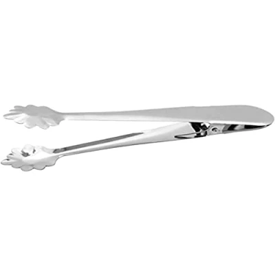 Image de Fackelmann 12428 Pince à glaçons, Acier inoxydable, Argent, 18,5 x 8 2,5 cm