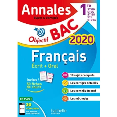 Image de Français 1re STMG, ST2S, STL, STI2D, STD2A Livre d’occasion Bon
