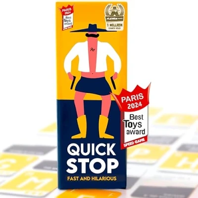 Image de QUICKSTOP jeu de cartes pour la famille et les amis Rapide hilarant 2 à 7 joueurs fête adultes enfants partir 10 ans Temps 30 minutes