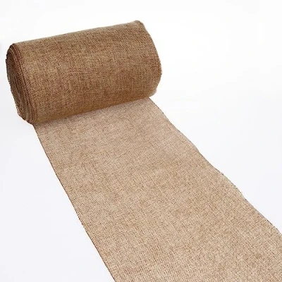 Image de Deko AS GmbH Chemin de Table Aspect Lin Shabby Chic 20 cm Marron Coco 25 m 69 200 21